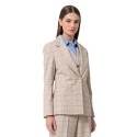 Fracomina blazer regular monopetto a quadri fs24wj2009w757n4 [7997d44f]