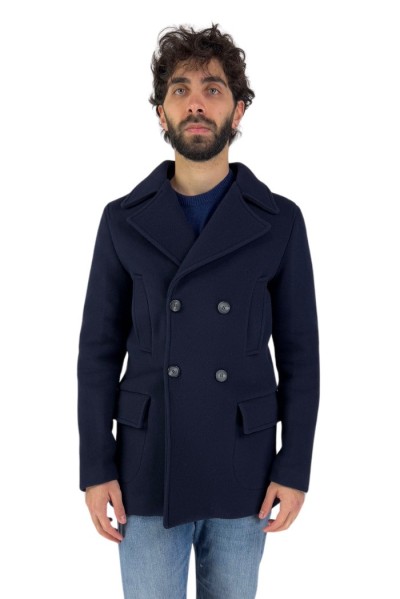 Two-Bi cappotto doppiopetto corto in misto viscosa capp221 — 805219040072216_1