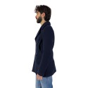 Two-Bi cappotto doppiopetto corto in misto viscosa capp221 [a8662494]