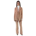 Celye pantalone a zampa in velluto fw24c0464 [60231c52]