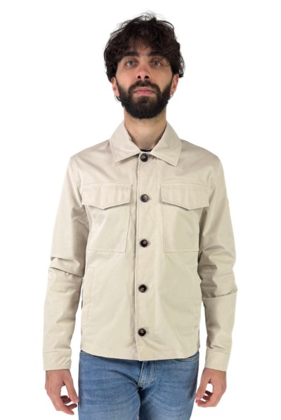 Markup giacca leggera con collo a camicia e tasche sul petto mk894023 [83cb8357]