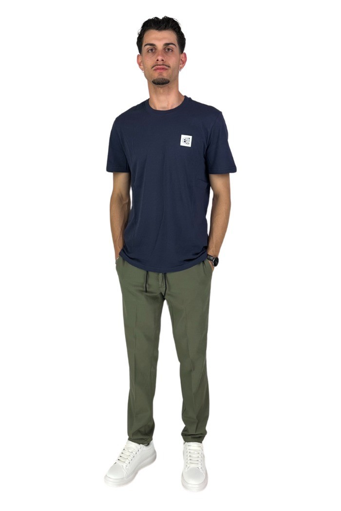 Lumberjack t-shirt in jersey con stampa box logo cm60343-074 [cc7d7cc7]