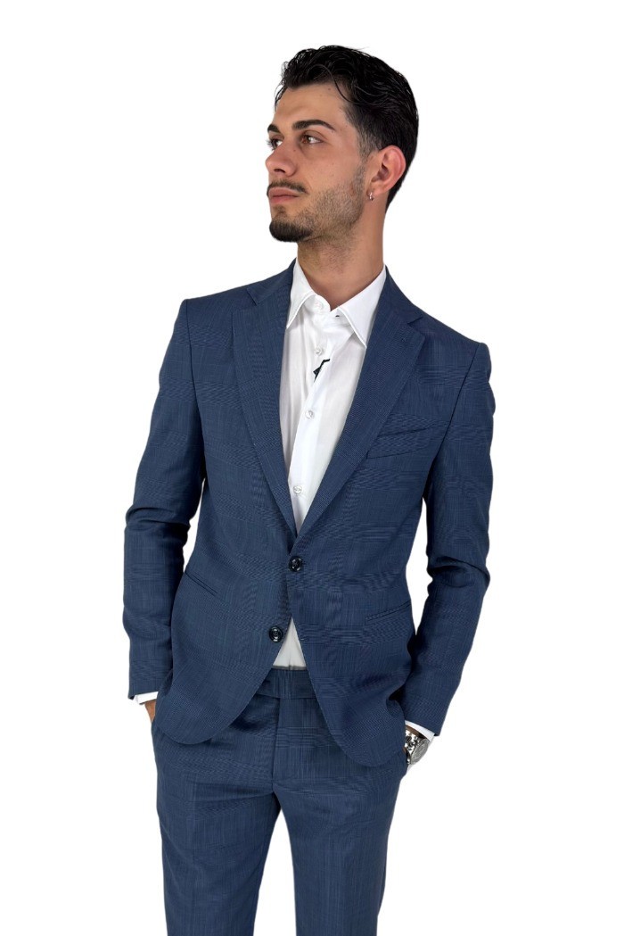 Privat Fashion abito monopetto da uomo a quadri Polinesia-ab7250/q [9dc84123]