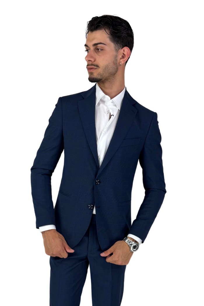 Privat Fashion abito monopetto da uomo a quadri Polinesia-ab7250/q [b58fc853]