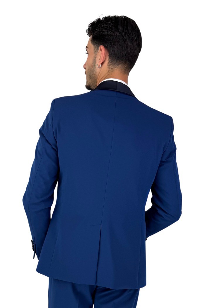 Privat Fashion abito monopetto con dettagli in raso Teneriferaso ab-212 [53af5cb4]