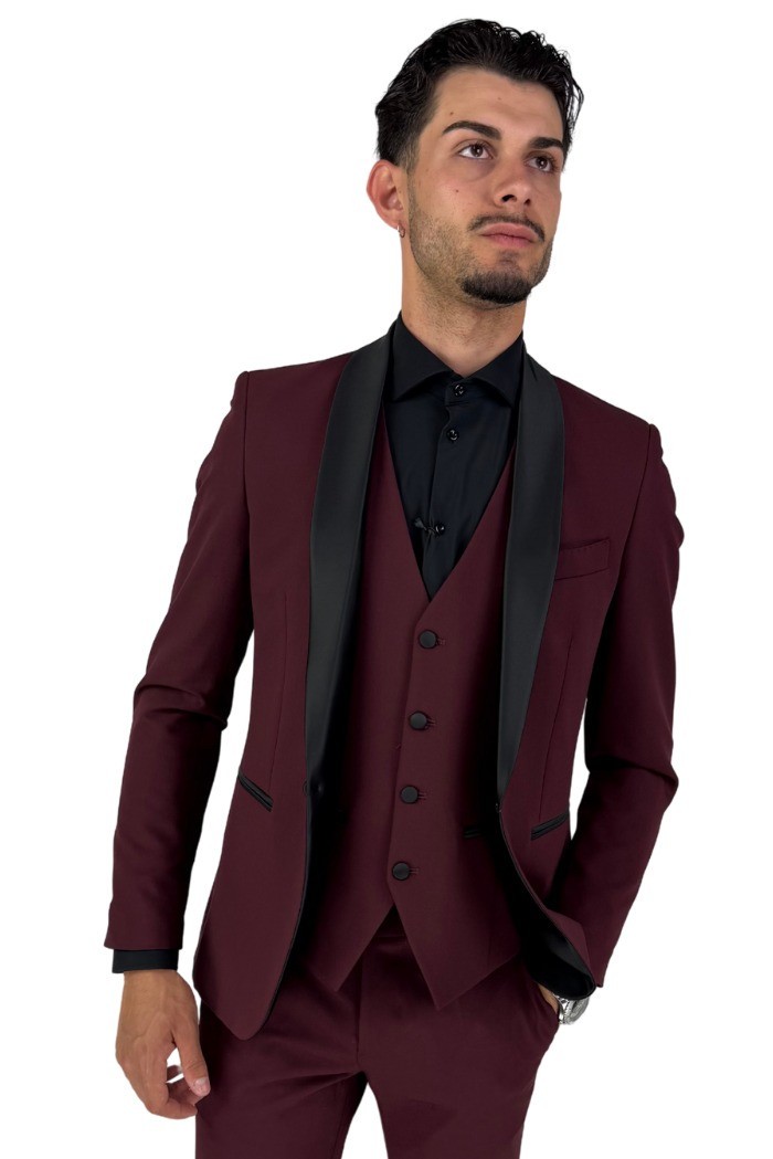 Privat Fashion abito monopetto con dettagli in raso Teneriferaso ab-212 [61d6dacb]