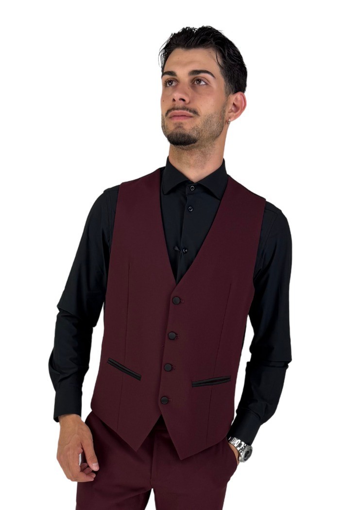 Privat Fashion abito monopetto con dettagli in raso Teneriferaso ab-212 [d39b5cd1]