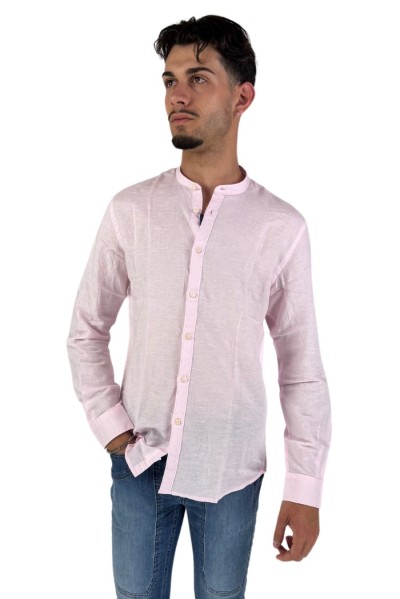 Philotinto camicia coreana in lino e cotone Lincot32 pd 25s19ca [72051009]