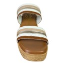 MNG Collection sandalo da donna in pelle con doppia fascia 6233 [560cc8a6]