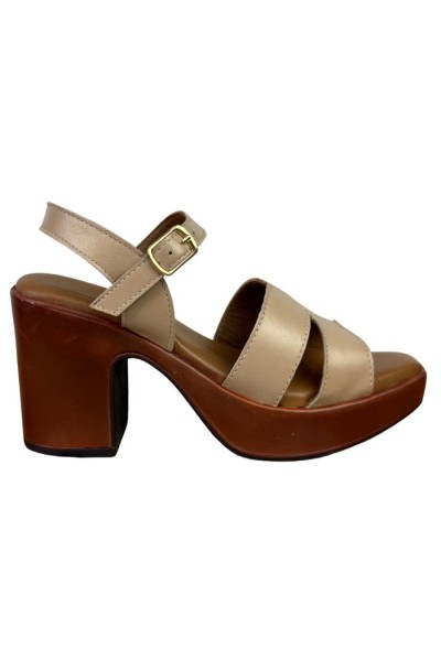 MNG Collection sandalo da donna in pelle con tacco alto 9356 [83c8d852]