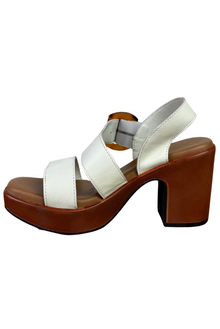 MNG Collection sandalo allacciato in pelle con tacco alto 9354 [8933d1e3]