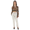 Celye pantalaccio in ecopelle con tasche alla francese fw23c0361 [0dd4149d]