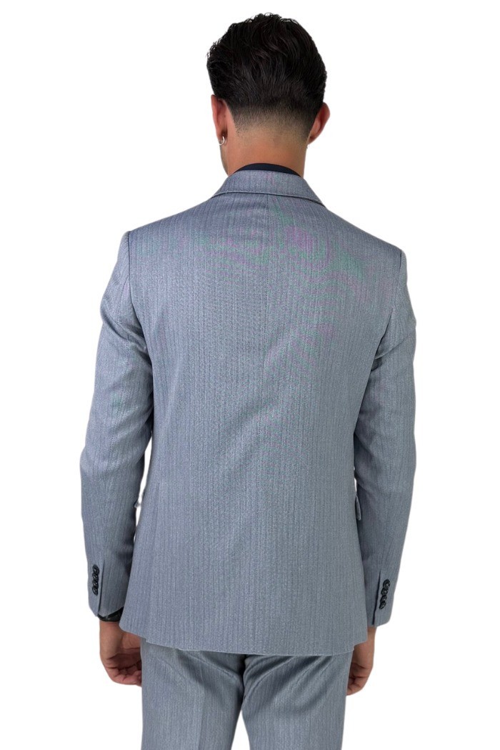 Privat Fashion abito doppiopetto microlavorato in poliviscosa Jamaica-ab7217 [cc37408a]