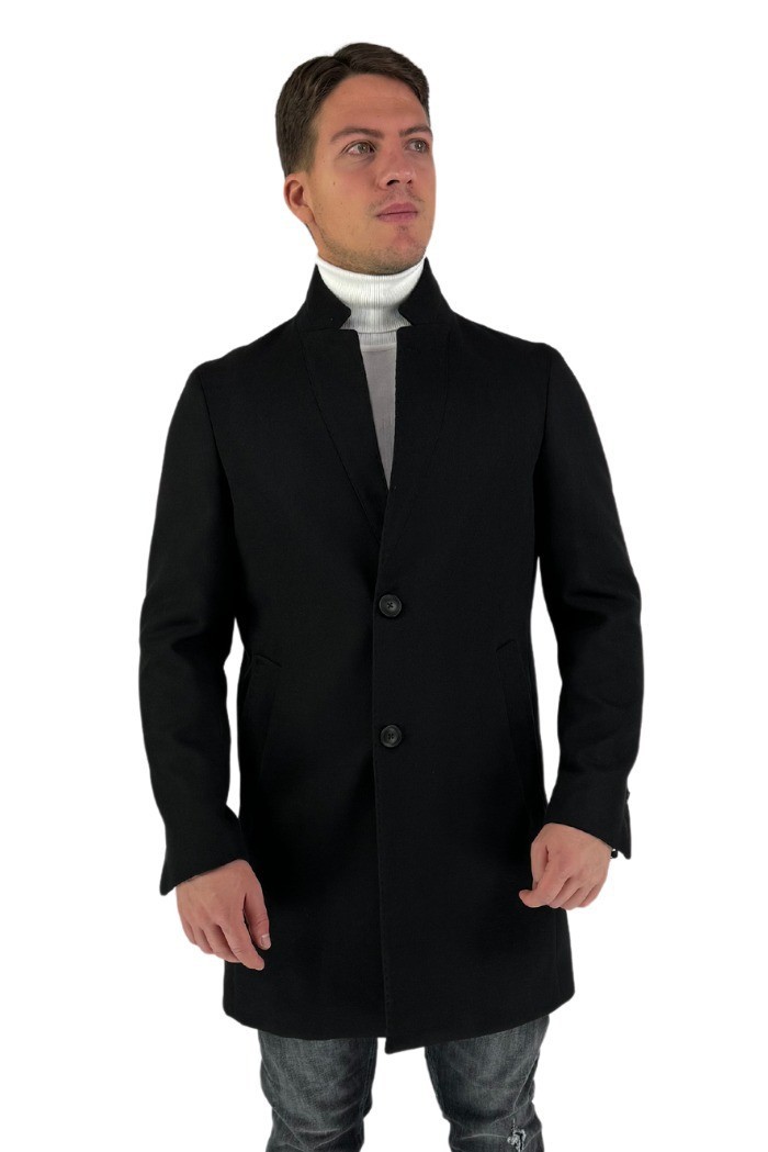 Privat Fashion cappotto monopetto in poliviscosa Morf-mcp738 [f8933baa]