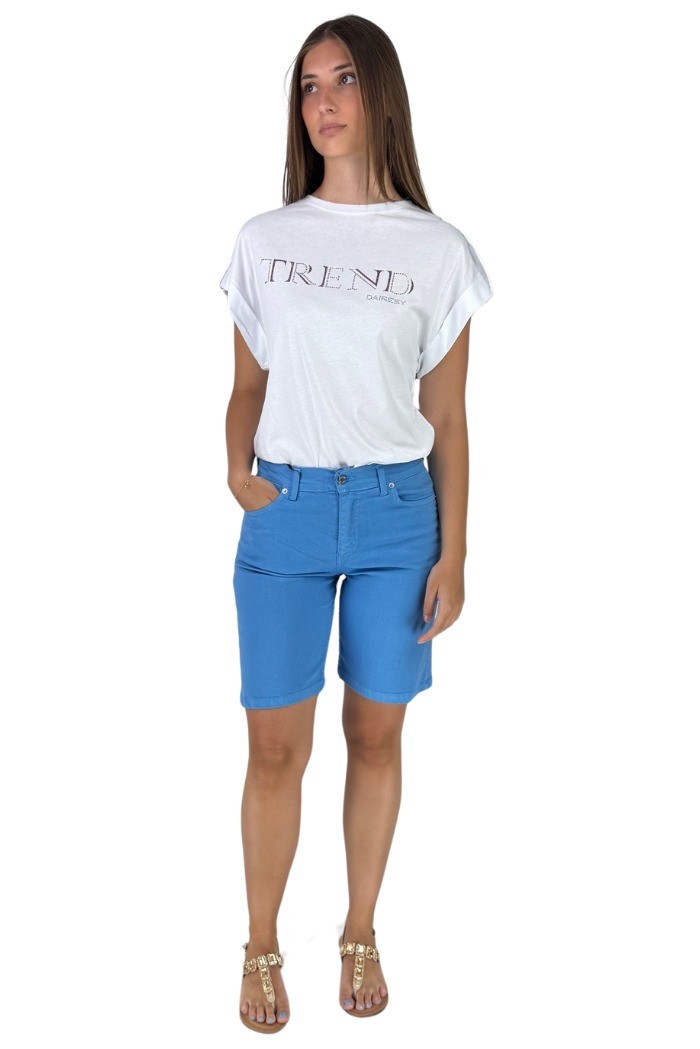 Dairesy t-shirt girocollo in jersey di cotone ss24d0445 [49e0dae8]