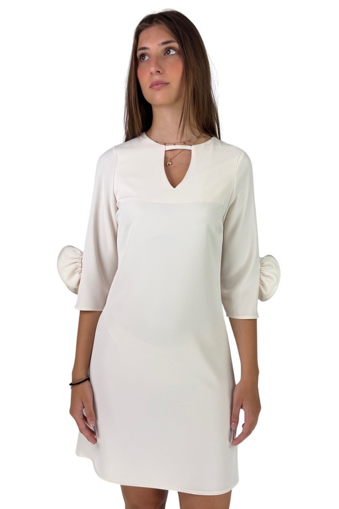 Celye abito corto da donna con fiori sulle maniche ss25c0533 [1ed0416f]