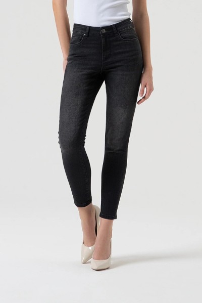 Fracomina jeans slim effetto push up in denim black fp25wv8000d46404 [418d2cda]