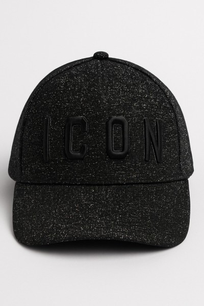 Icon cappello da donna con logo frontale effetto lurex icxf2w6a041 [9c1966e0]