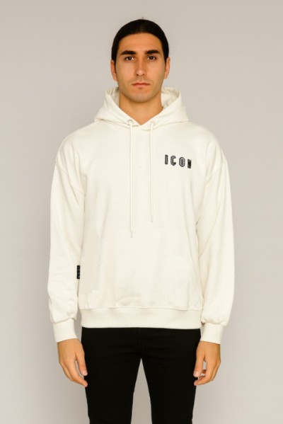 Icon felpa con cappuccio in morbido cotone icuf2w6f016 [fcae0fa6]