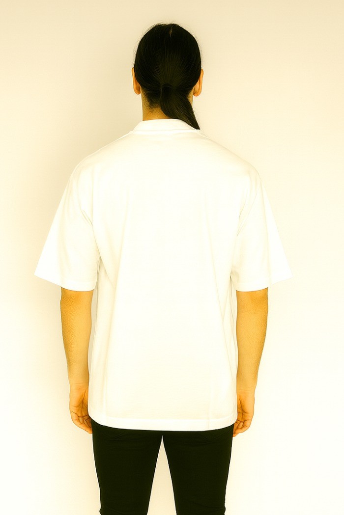 Icon t-shirt in jersey di cotone con logo sul collo icuf2w6t007 [3adc1537]