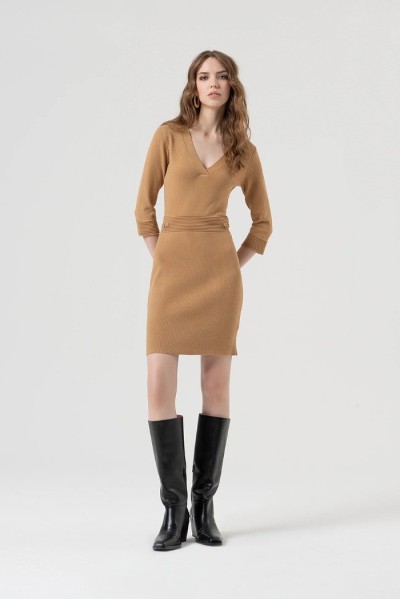 Fracomina abito slim mini in maglia fr25wd5002k55601 [493e0f9b]