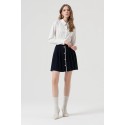 Fracomina gonna slim mini in maglia fr25wg4008k45601 [033cd62b]