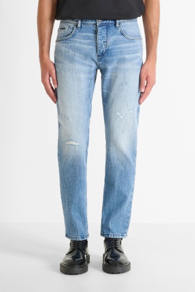 Antony Morato jeans straight fit con lavaggio chiaro Cleve mmdt00267-fa750371-w02155 [5a9343d7]