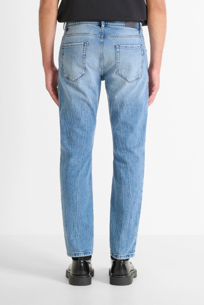 Antony Morato jeans straight fit con lavaggio chiaro Cleve mmdt00267-fa750371-w02155 [34a8c1de]