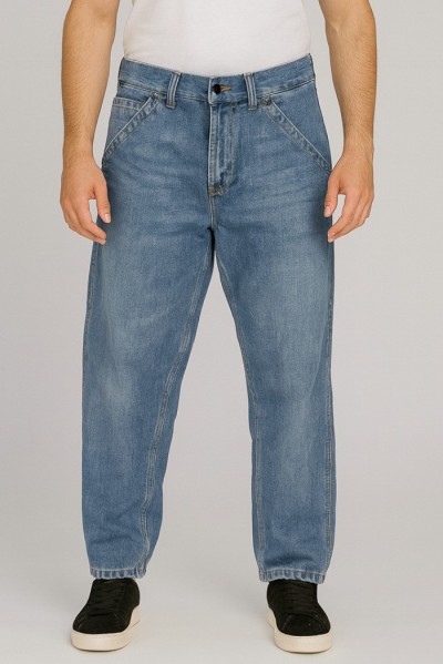 Urban Ring jeans baggy fit in denim di cotone UR9150017 — 805219040075563_1