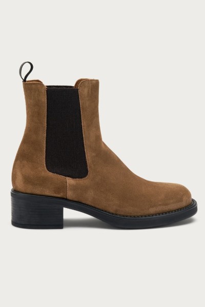 Frau beatles con tacco in pelle scamosciata Softy 82A5 [26f44fd6]