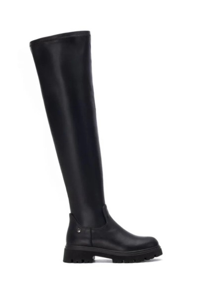 Xti stivale in ecopelle stretch con zip 144392 [72c06793]
