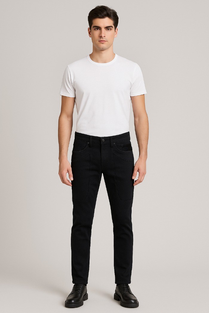 Jeckerson jeans 5 tasche toppa denim skinny James ai25juppa100james001 d116 [97da9a8c]