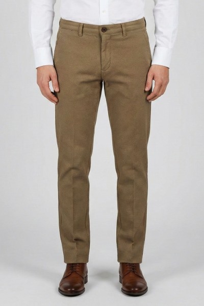 Moro pantalone chino con texture lavorata mi2677 [39e98b22]