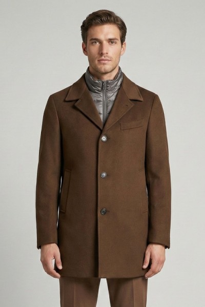 Markup cappotto in panno con pettorina interna imbottita mk9940614 [d4bbfb46]