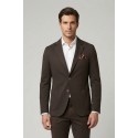 Triple A giacca in punto Milano in misto viscosa con tasche a toppa g525-2531 [16feeba6]