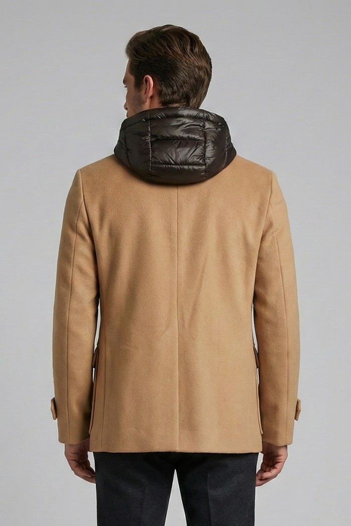Markup cappotto peacoat in panno con pettorina imbottita mk9940621 [e4be46ff]