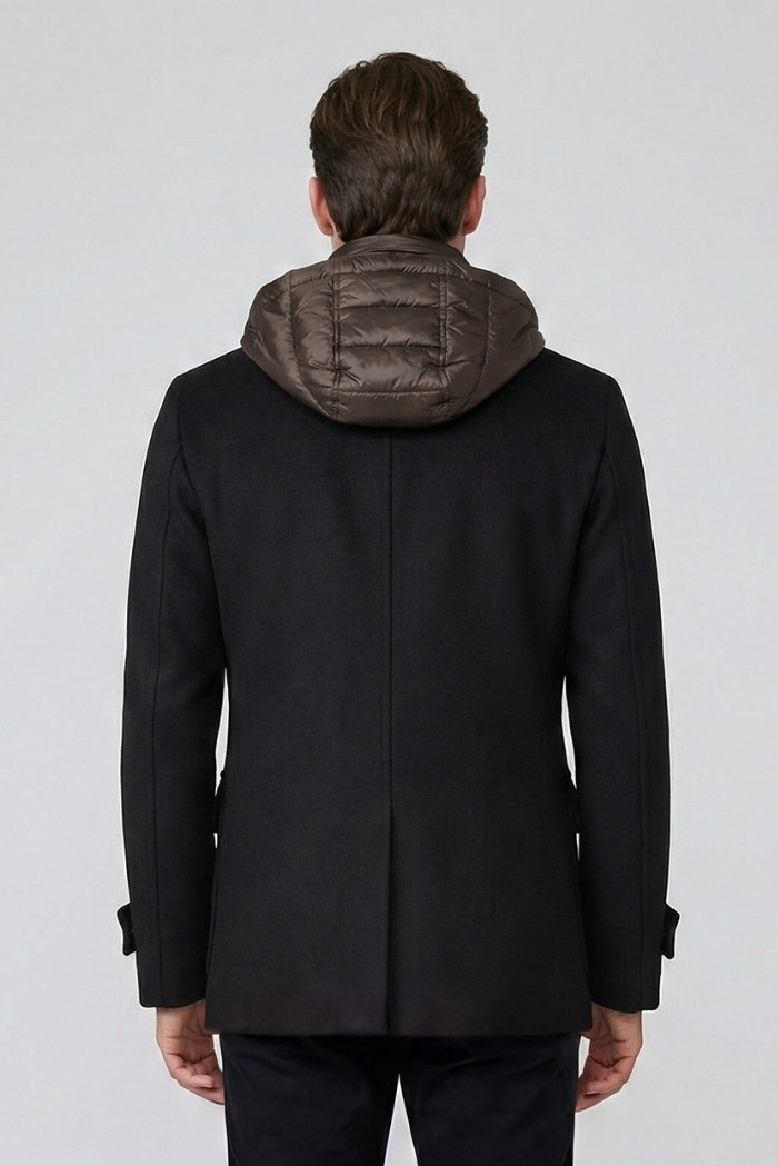 Markup cappotto peacoat in panno con pettorina imbottita mk9940621 [3f5dd785]