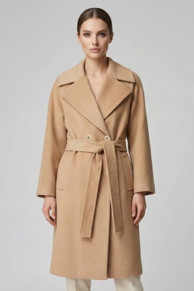 Maidoma cappotto con collo ampio e cintura abbinata ai26f01/2096 [91746a2e]
