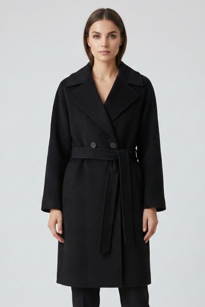 Maidoma cappotto con collo ampio e cintura abbinata ai26f01/2096 [4c411c92]