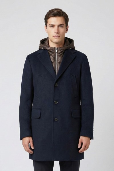Markup cappotto in panno double con pettorina mk9940616 [3530e520]