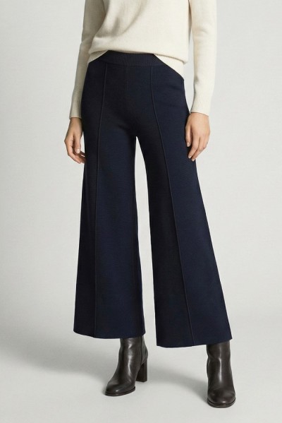Sheis pantalone palazzo in maglia con riga d52010 — 805219040076693_3