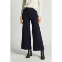 Sheis pantalone palazzo in maglia con riga d52010 [d1e2d132]