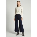 Sheis pantalone palazzo in maglia con riga d52010 [ba891425]