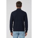 Nerovago lupetto mezza zip in misto viscosa 750002 [094f5017]