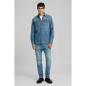 Replay camicia western in denim M4023T.000.26C.94A [86040ced]