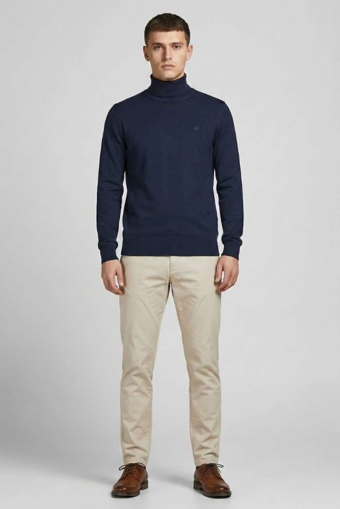 Lumberjack dolcevita con logo ricamo 102217685 [0a47187a]