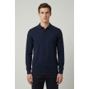 Lumberjack polo in maglia con logo ricamo 102217742 [090e052c]