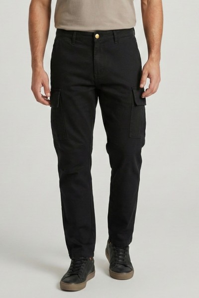 Galerie pantalone cargo in canvas cotone mp406-a [249c2ad6]