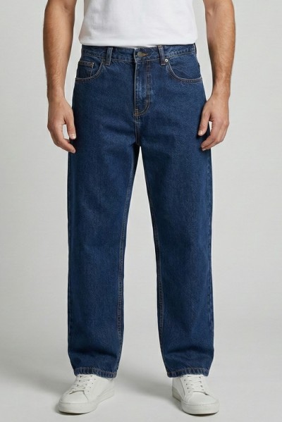 Londinese jeans baggy fit in denim di cotone Ld73-308c m49416 [f88442a4]