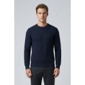 Nerovago maglia girocollo con lavorazione links 750141 [b40665a6]